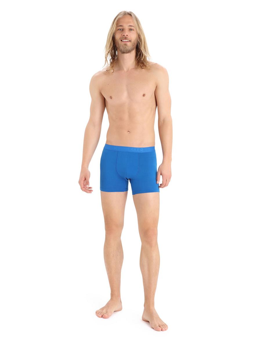 Lazurite Men's Icebreaker Cool-Lite™ Merino Anatomica Boxers Underwear | USA 1320CTVE